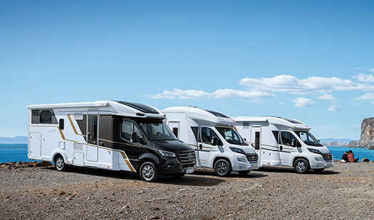 Low-profile motorhomes