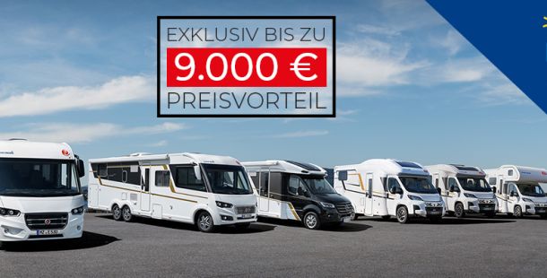 Große Preisvorteile während der Zeit des Caravan-Salon Düsseldorf 2024